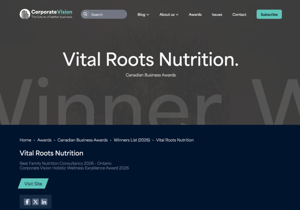 2026 Winner: Canadian Business Awards