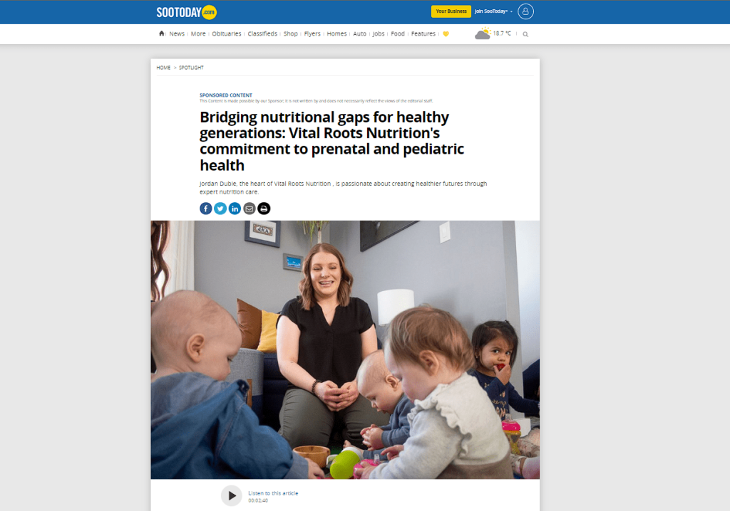 Bridging nutritional gaps for healthy generations